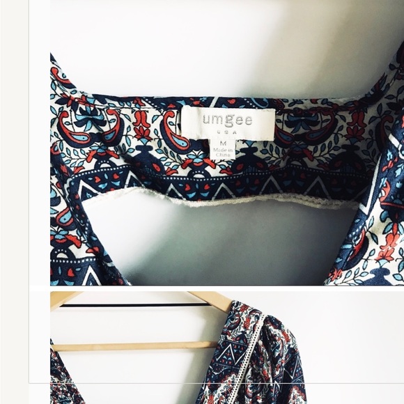 UMGEE Baby Doll Open‎ Back Empire Waist Dress - Picture 3 of 3